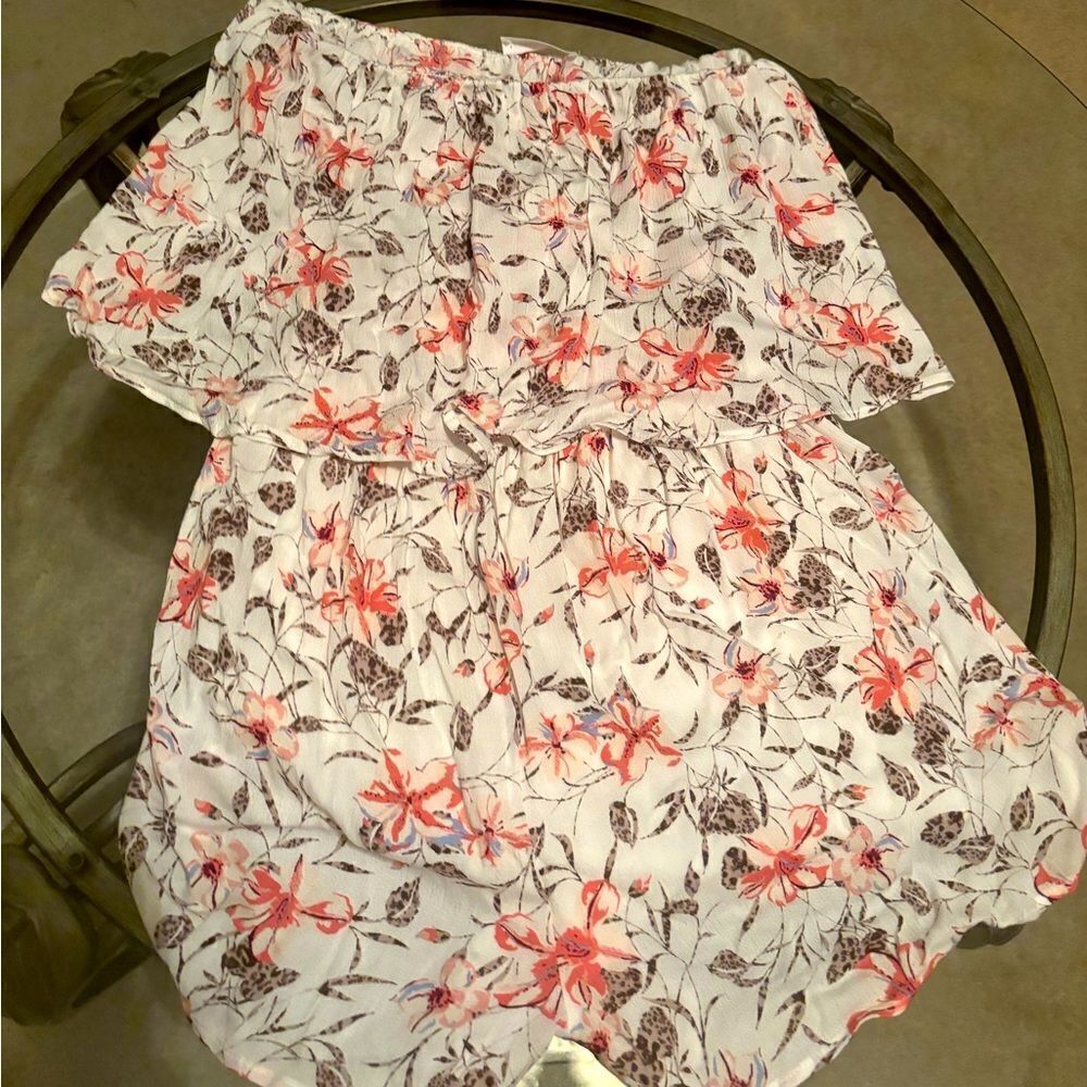 First Love Floral Romper